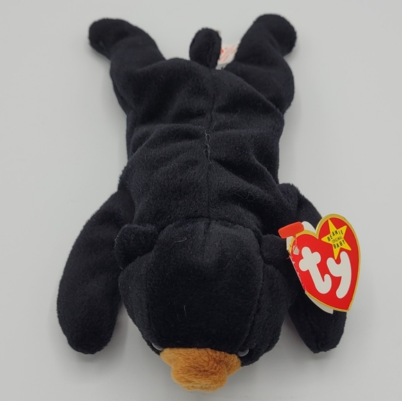 TY Beanie Babies NWT Blackie the Bear #4011 - Picture 9 of 9